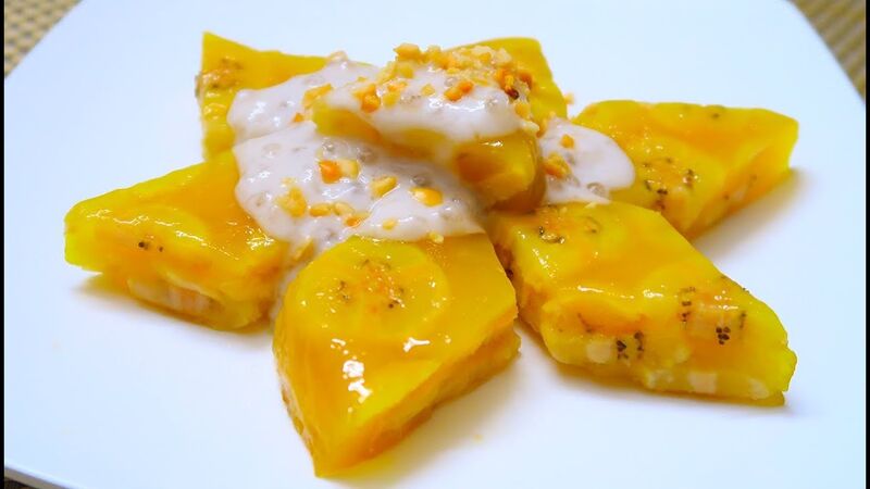 Banh chuoi hap nuoc cot dua