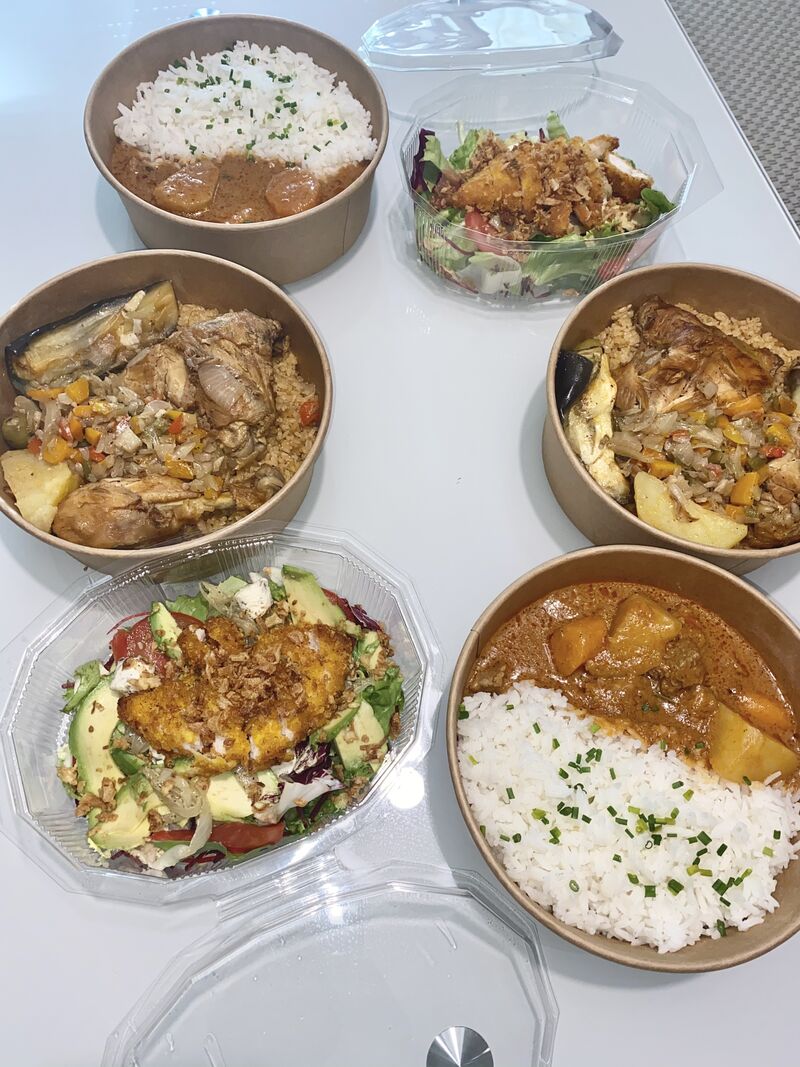 Mafé, Thieb, Salade Tenders