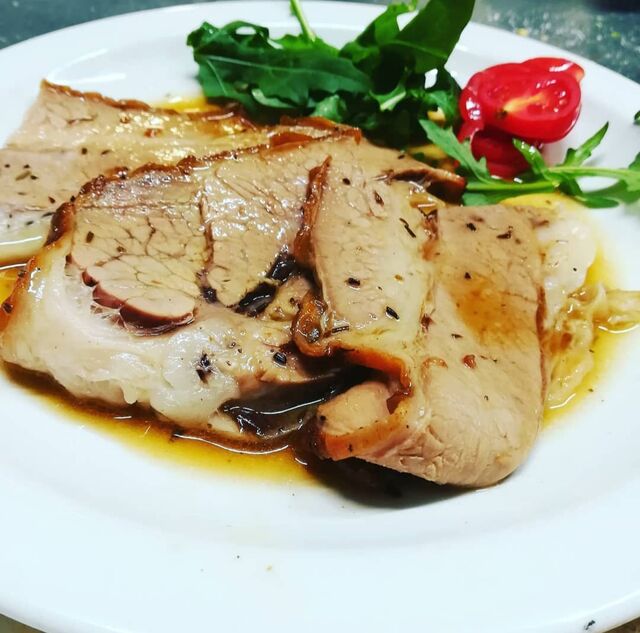 Punta di petto di vitella alla fornara.