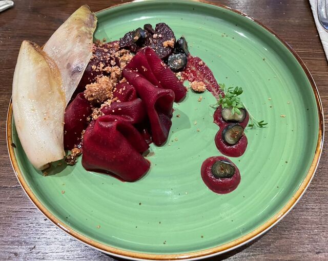 Variation von der roten Beete