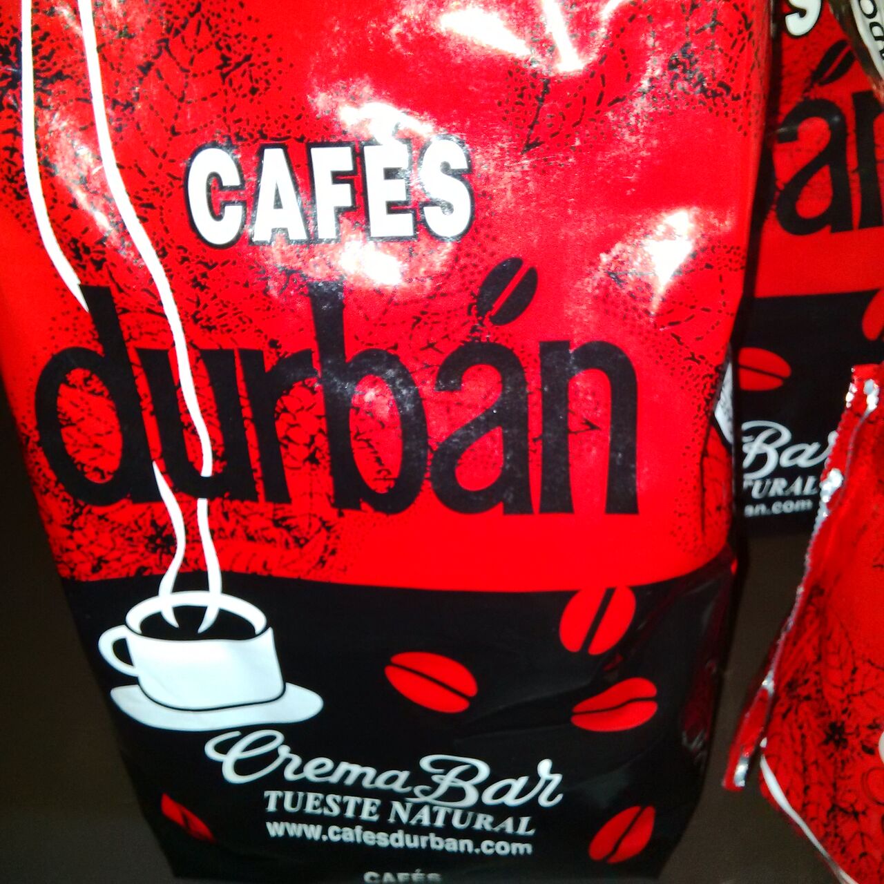 El rey de Tots, cafés Durbán, café 100% NATURAL, sin nada de torrefacto. ¿Tomas descafeinado por salud? El nuestro no lo parece.