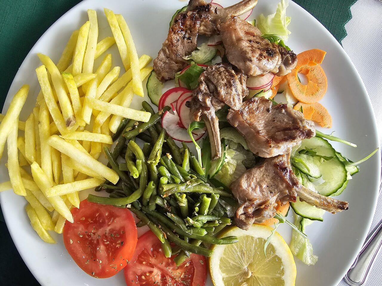Agnello alla griglia 