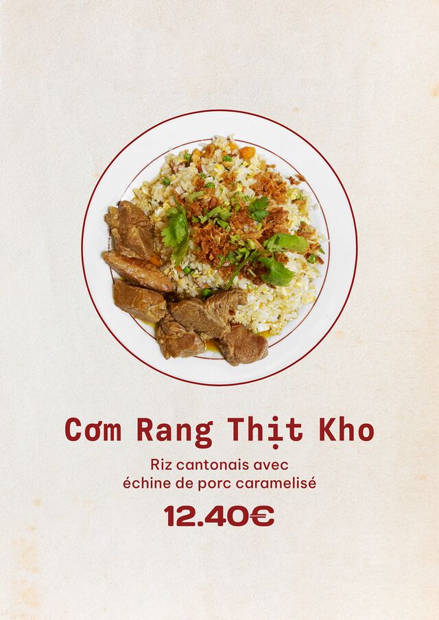 Cơm rang Thịt kho