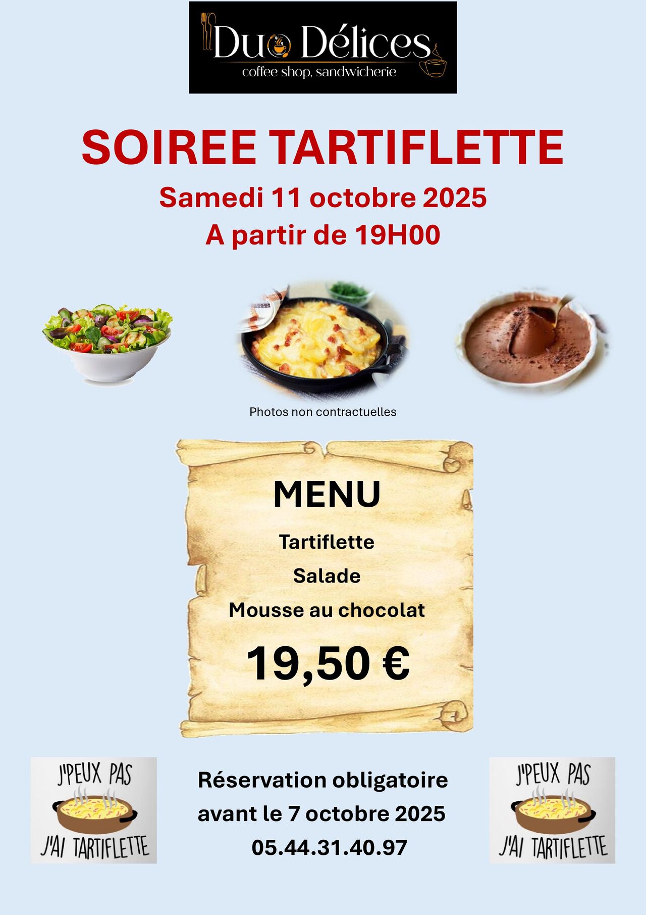 Soirée tartiflette