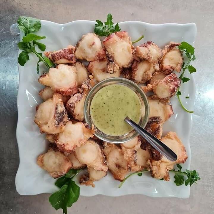 Pulpo frito