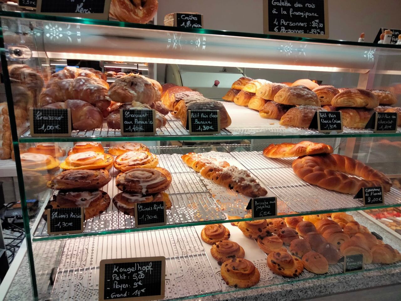 Nos viennoiseries maison, pur beurre