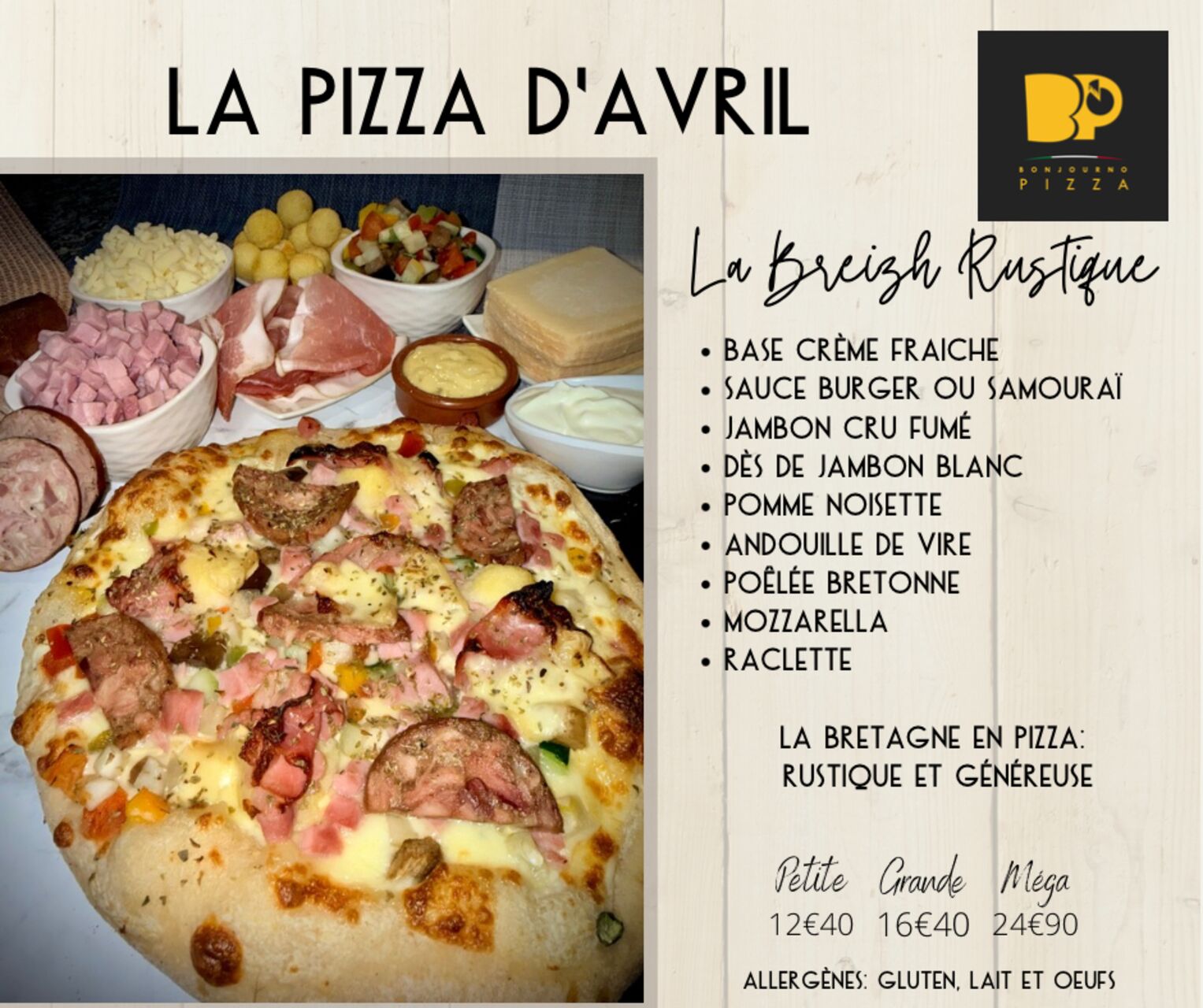 La pizza du mois!