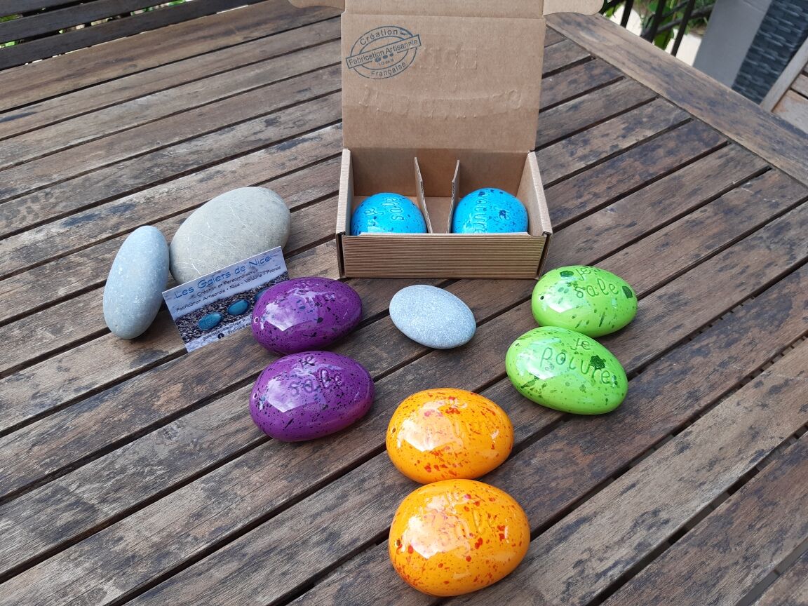 LES GALETS DE NICE Les coffrets couleurs 