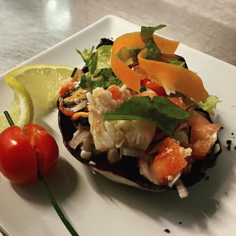 Ceviche au crabe royal