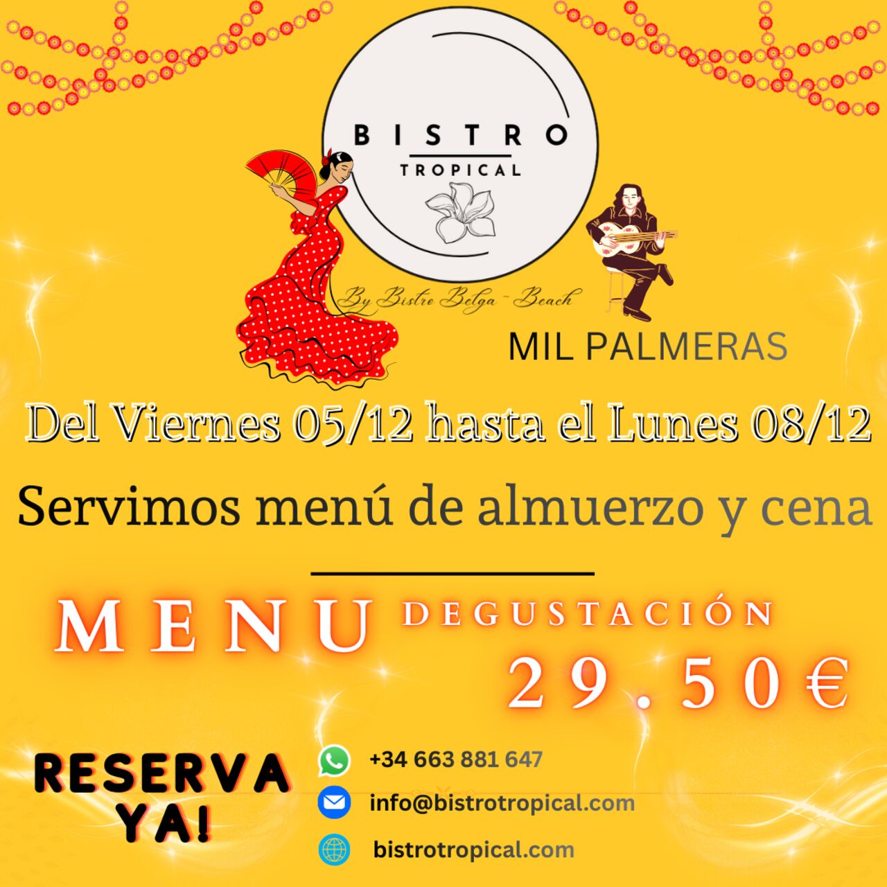 Menú día de la constitución