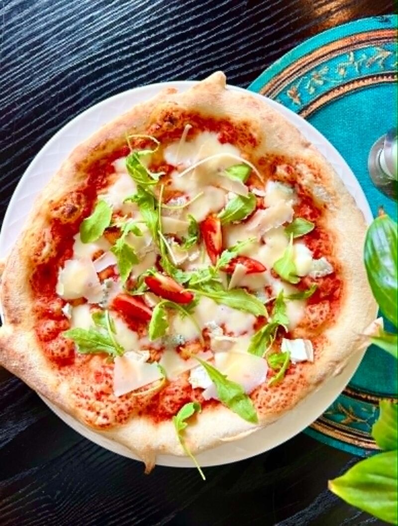 Négysajtos nápolyi pizza 32cm