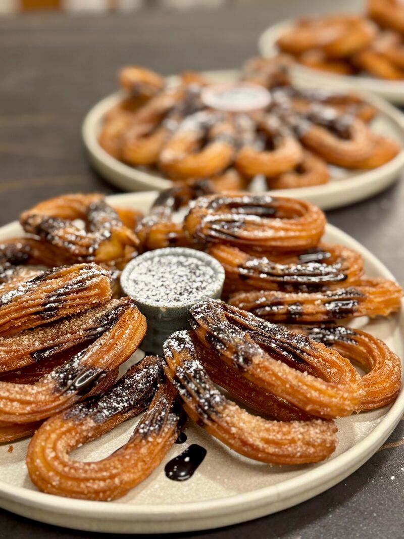 Churros com Creme de Chocolate