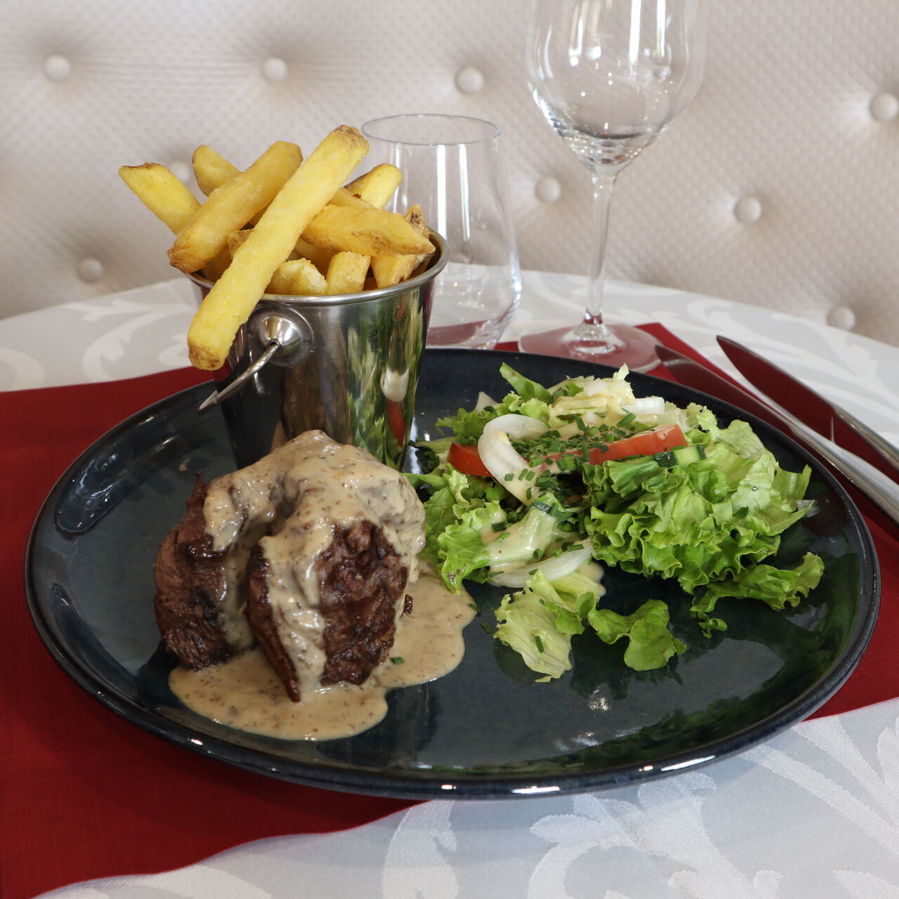 Filet de boeuf sauce morilles