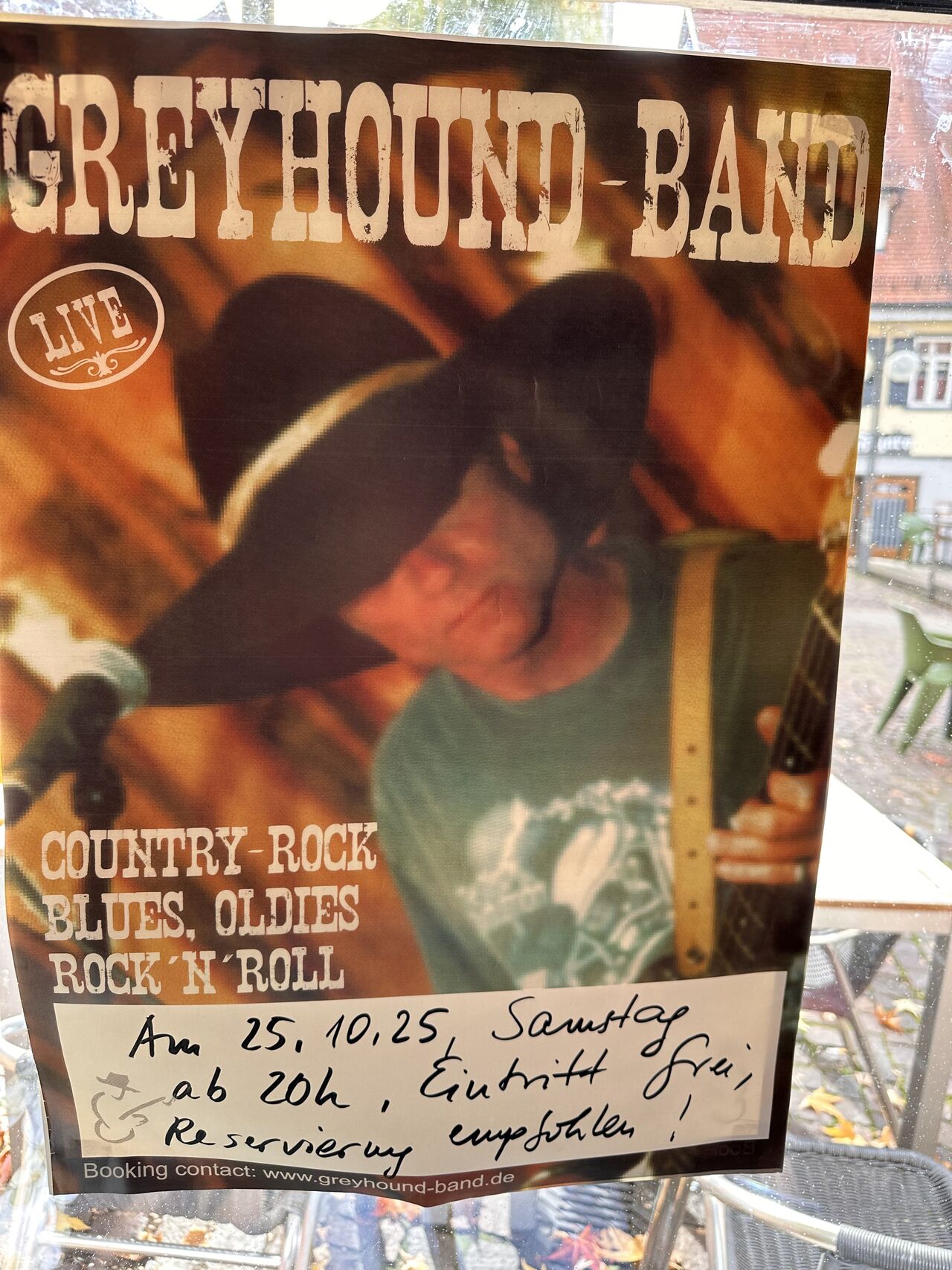 "Greyhound Band" am 25.10.2025, Samstag