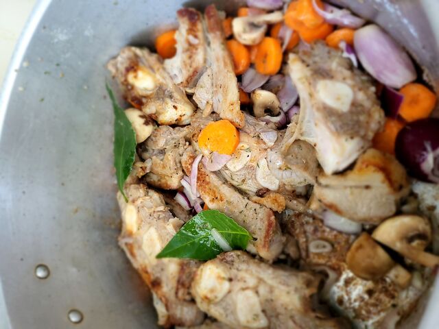 Sauter de veau à la vanille 