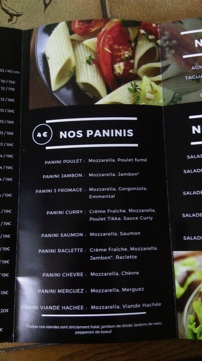Paninis a emporter