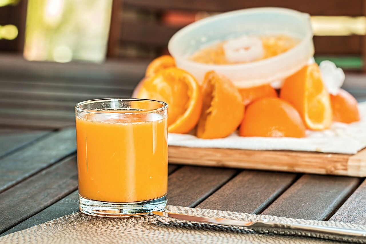 Notre jus d'orange maison