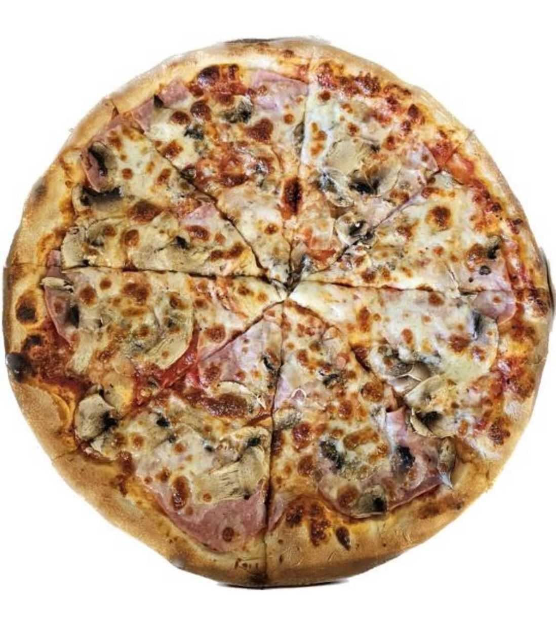 Pizza prosciutto e funghi