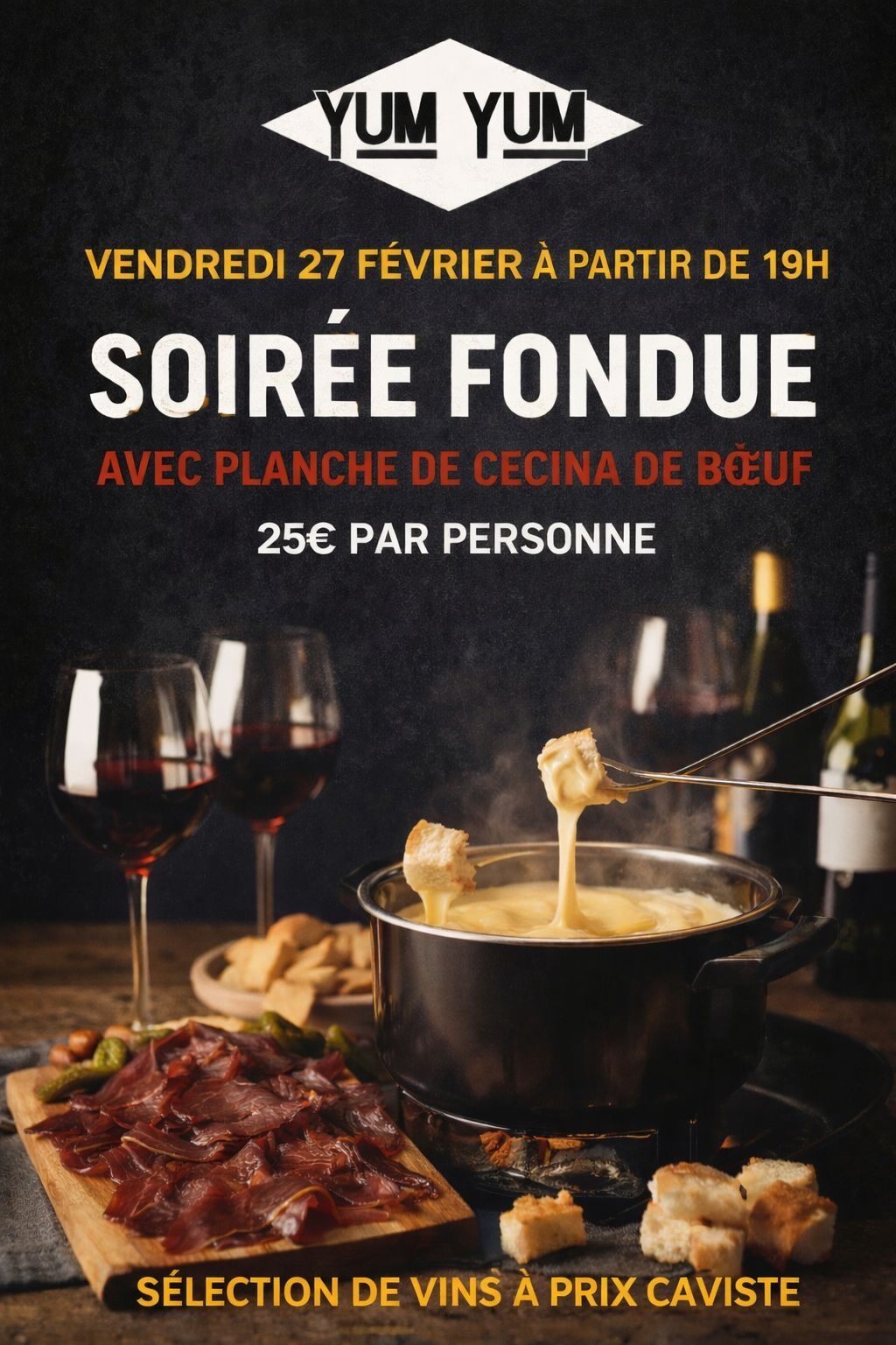 Soirée fondue savoyarde !