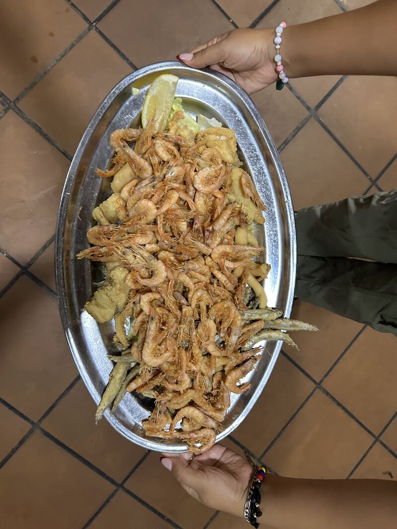 Surtido de pescado frito de Sanlúcar