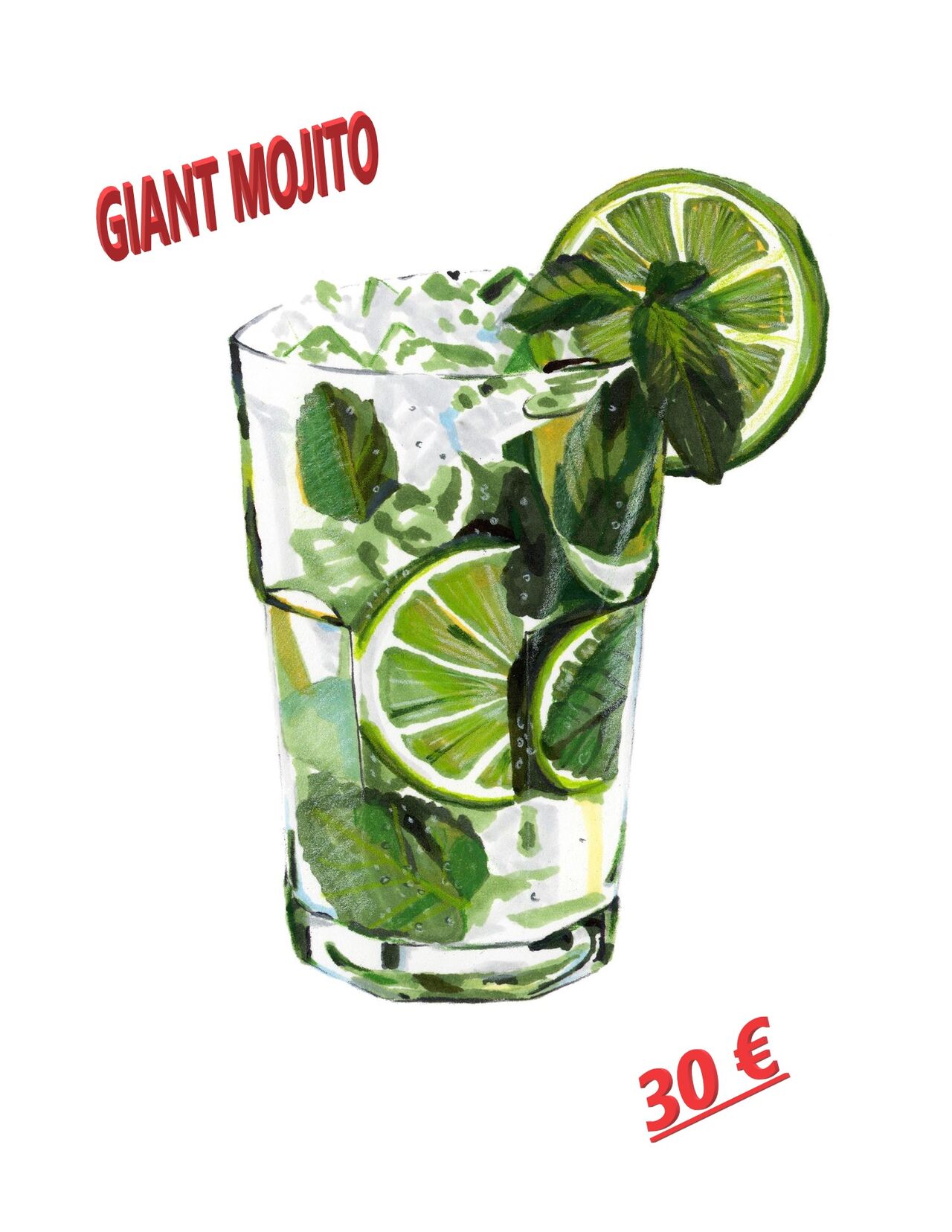 Giant Mojito à partager !!!