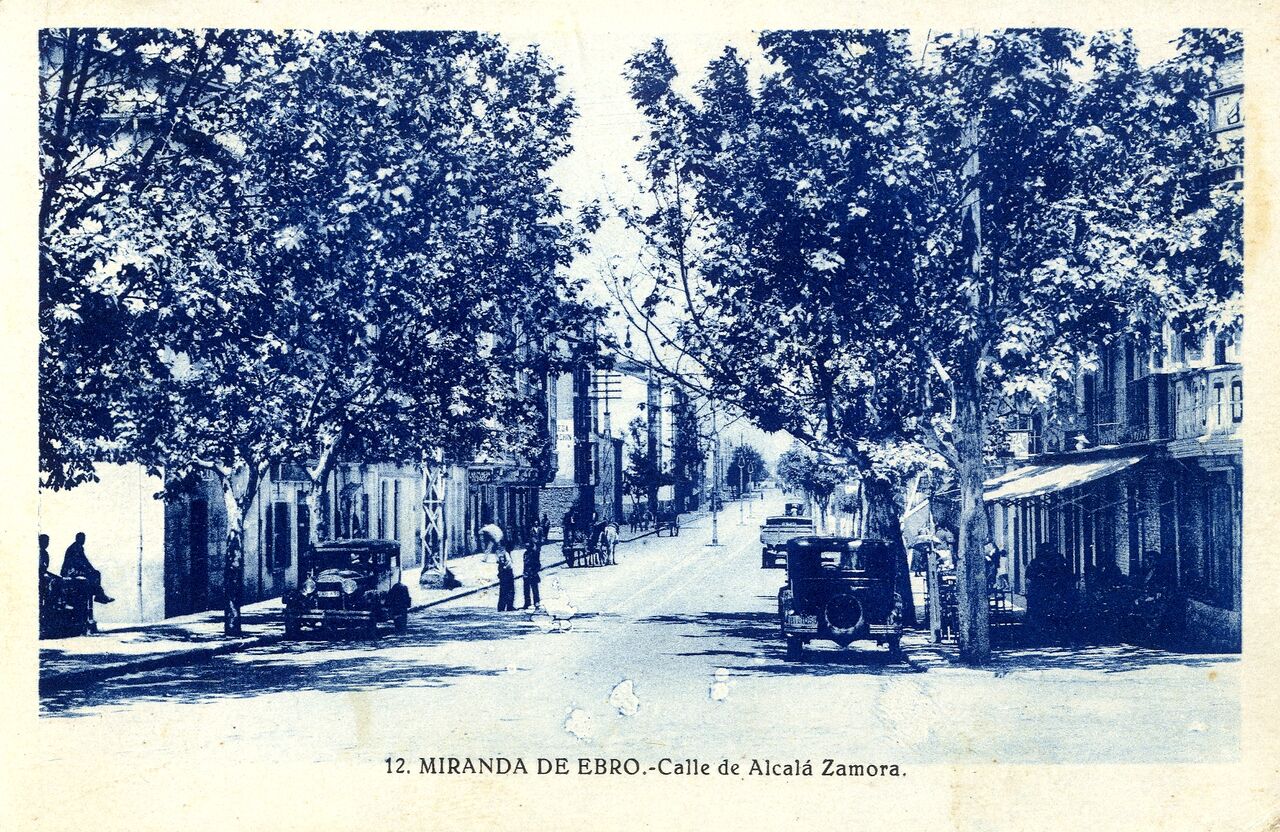 Postal Calle de Alcalá Zamora- Miranda de Ebro