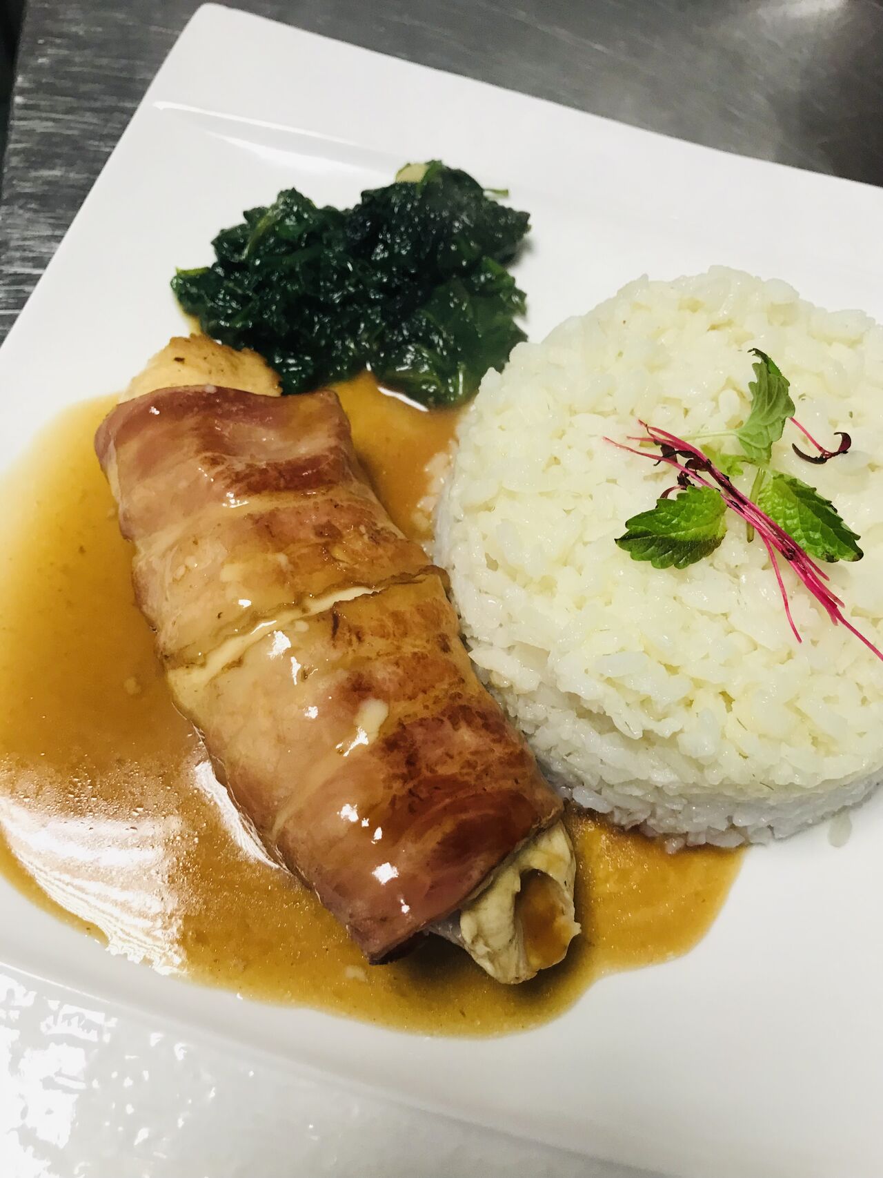 Kurací závitok s ryžou