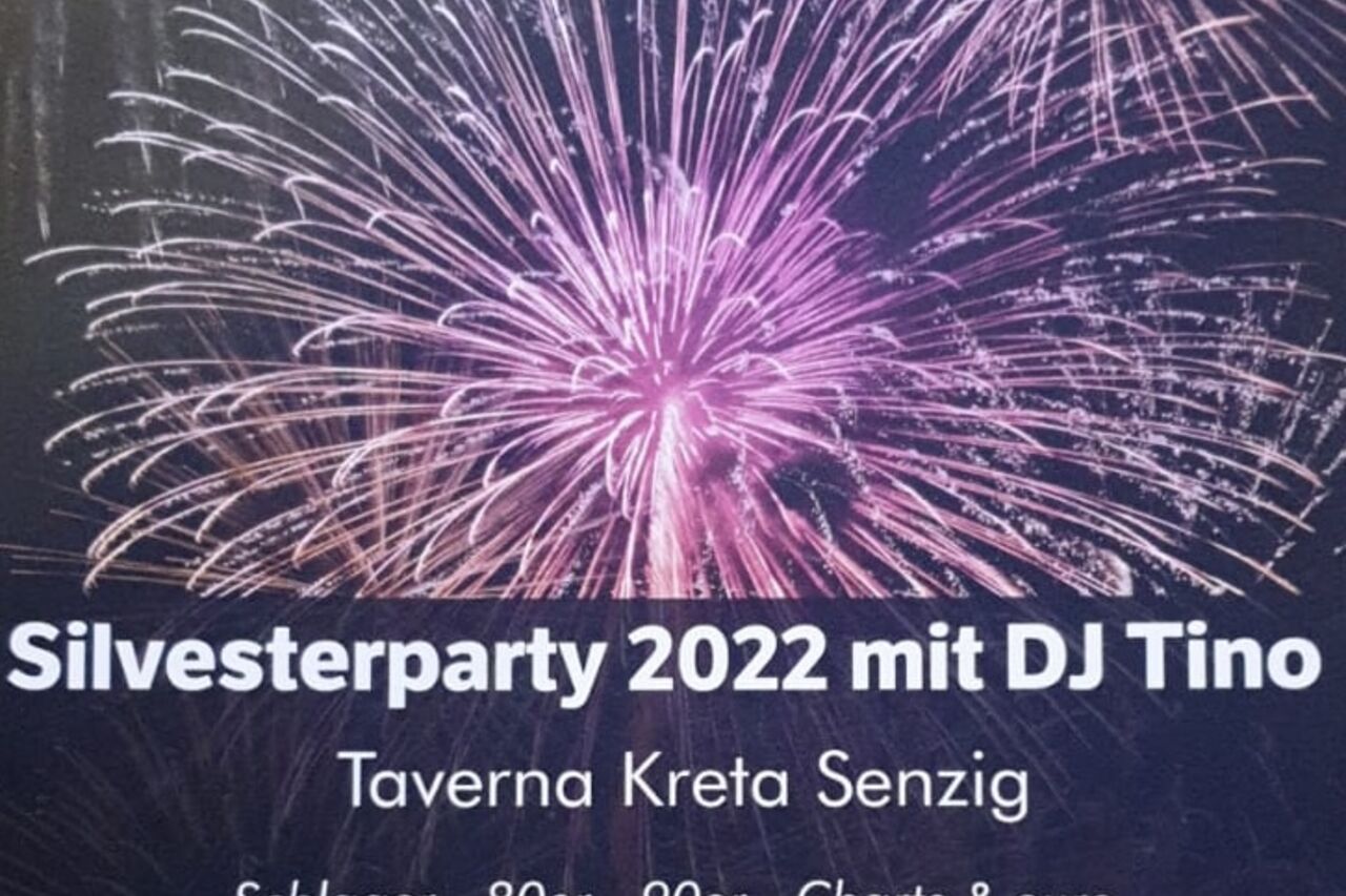 Silvesterparty 2022 mit DJ Tino