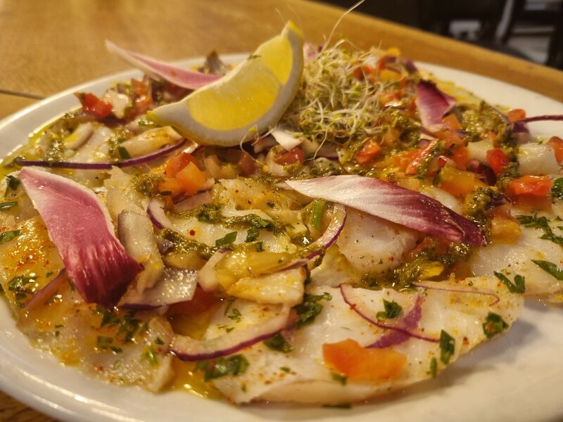 Ceviche de cabillaud