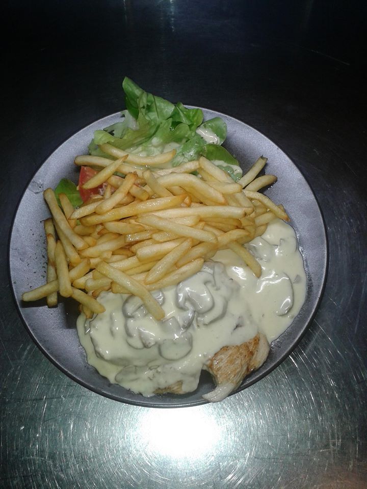 Escalope à la crème
