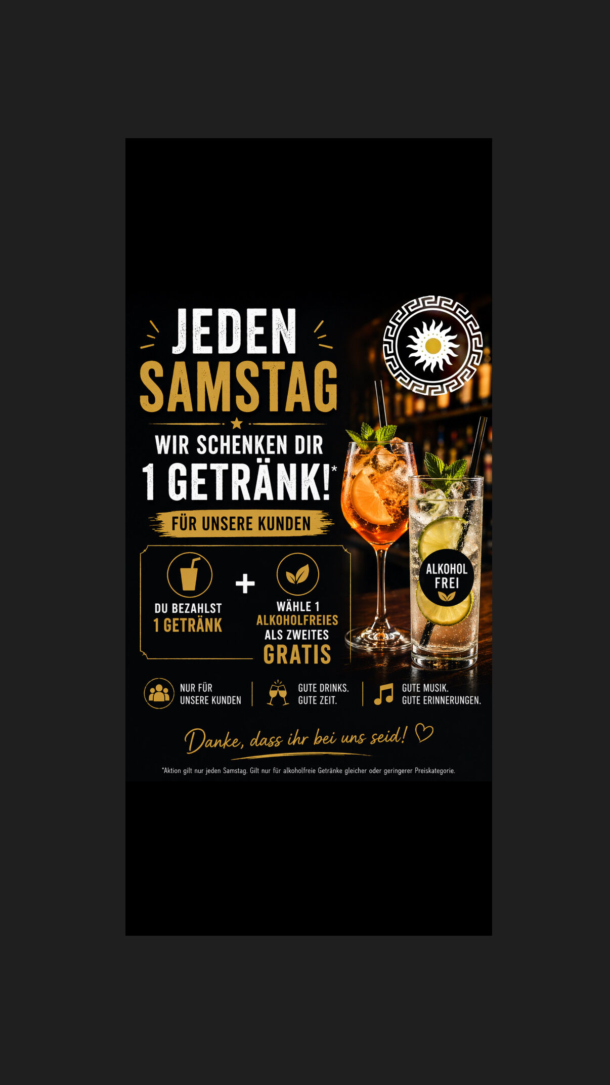 Ab 17:30 bis 19:00 