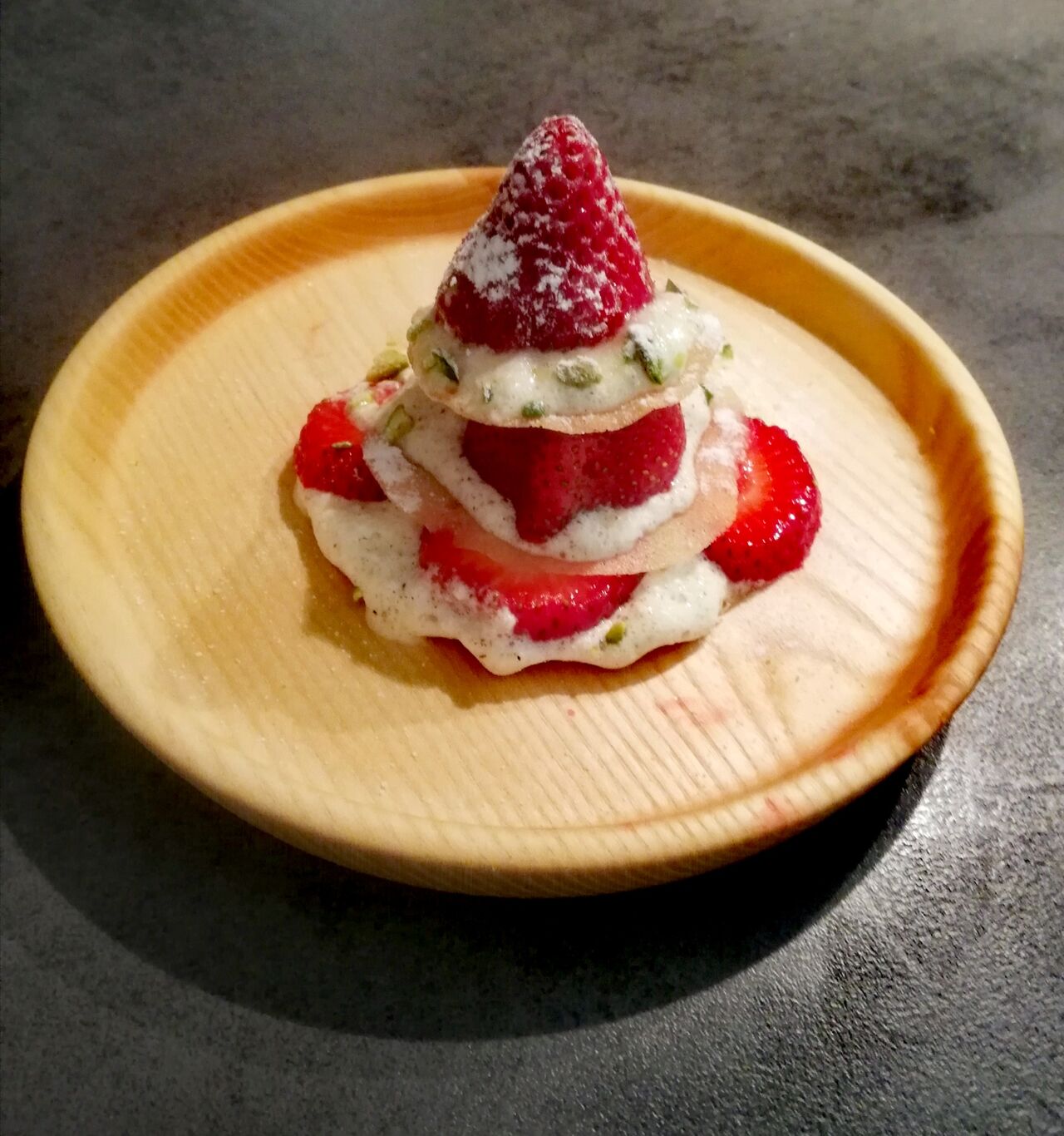 Sapin fraises basilic