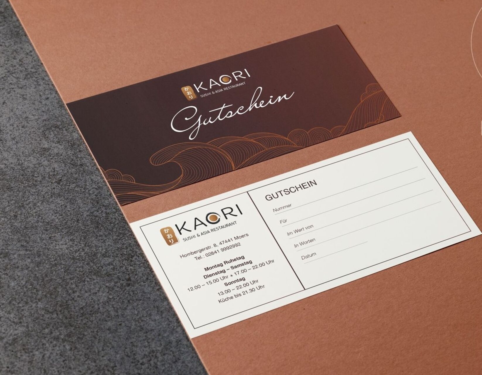 Erwerben Sie Gutscheine in unserem Restaurant!