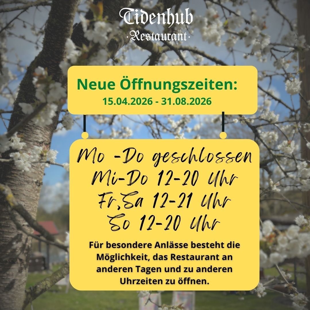 Neue Öffnungszeiten