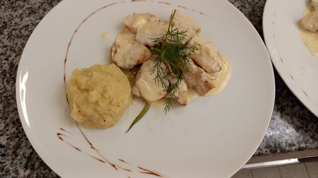 Médaillon de lotte à la vanille citronnée