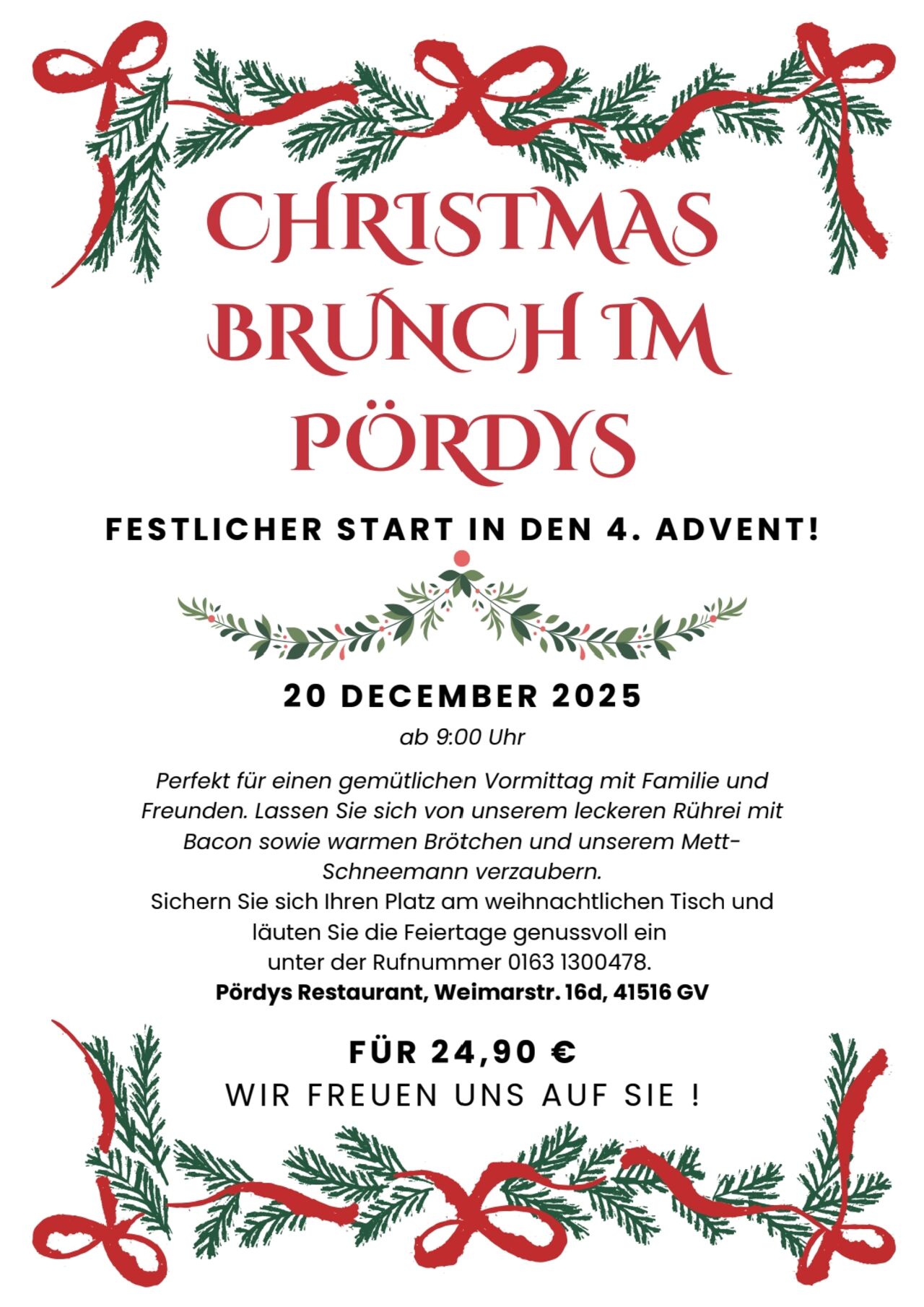 Weihnachtsbrunch