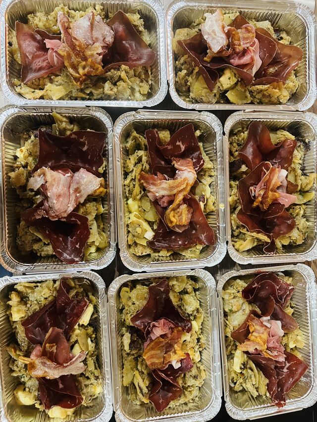 Truffade Viandes de Grisons & Lard fumés 