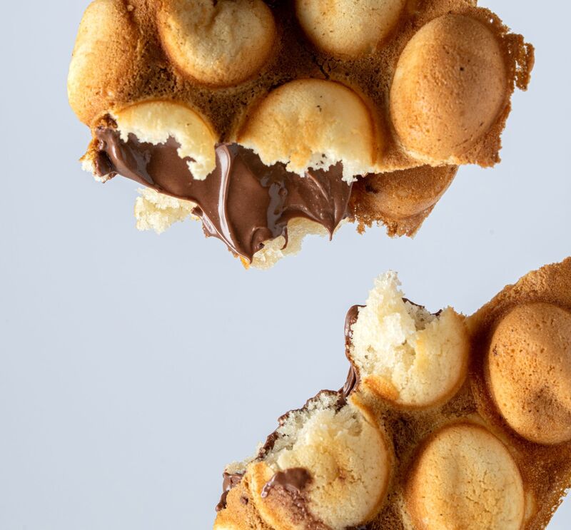 Bubble gaufre au Nutella