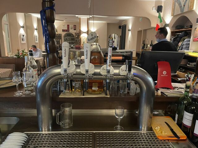 Bei uns wird auch gezapft.