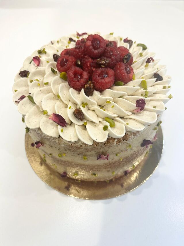 Nude Cake Pistache Framboise