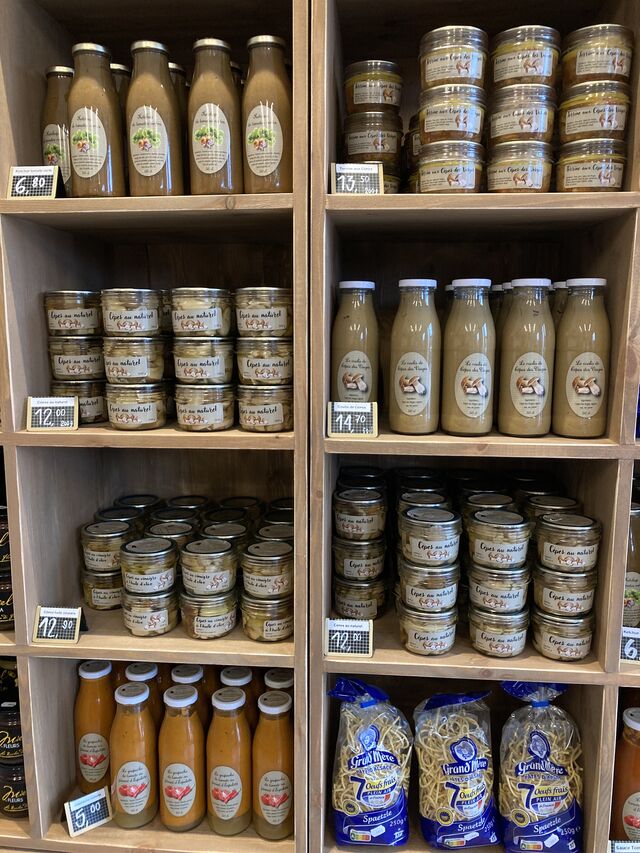 Les coulis et les bocaux de cèpes des Vosges 