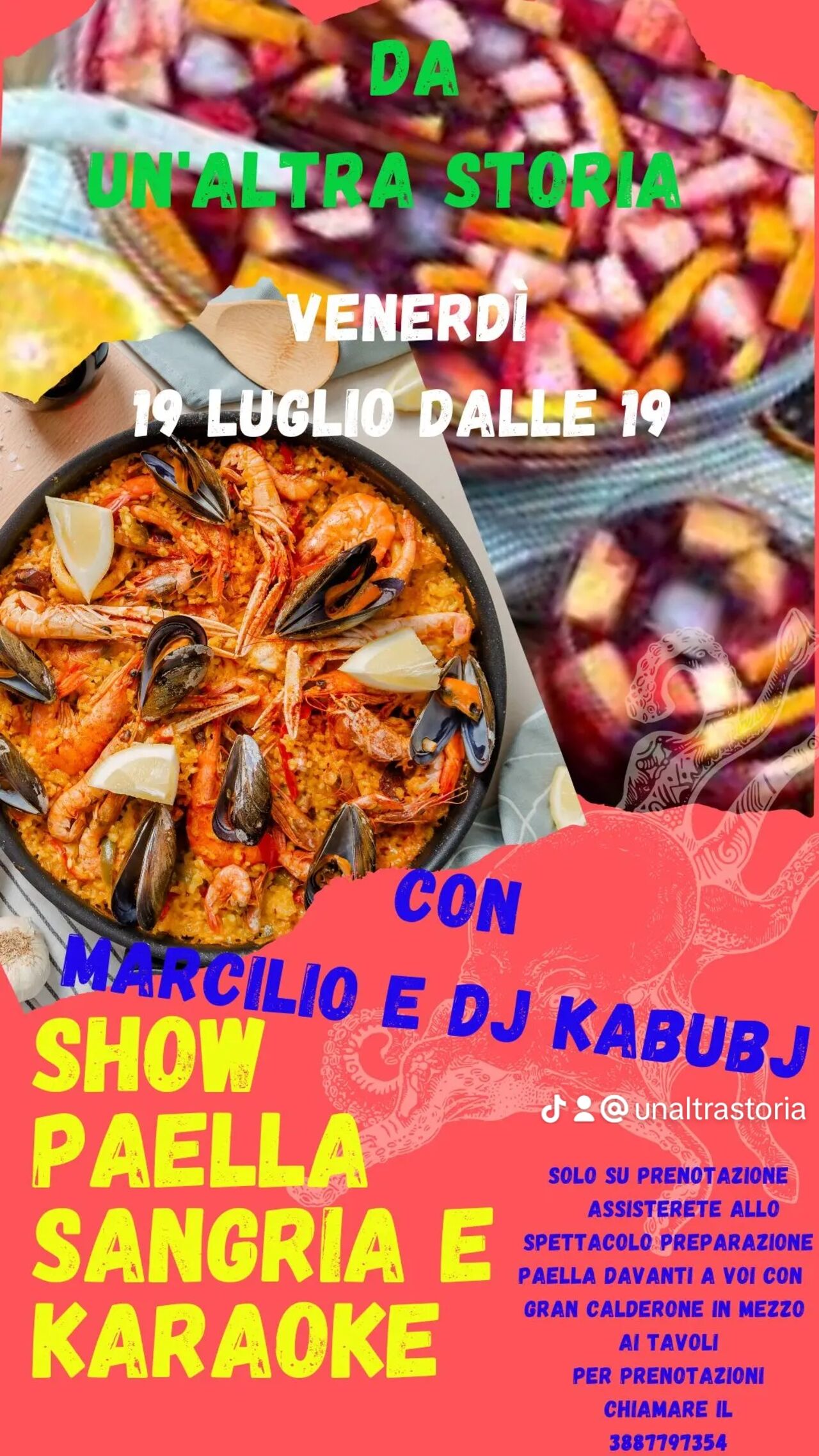 Paella e Sangria con Dj Kabubj