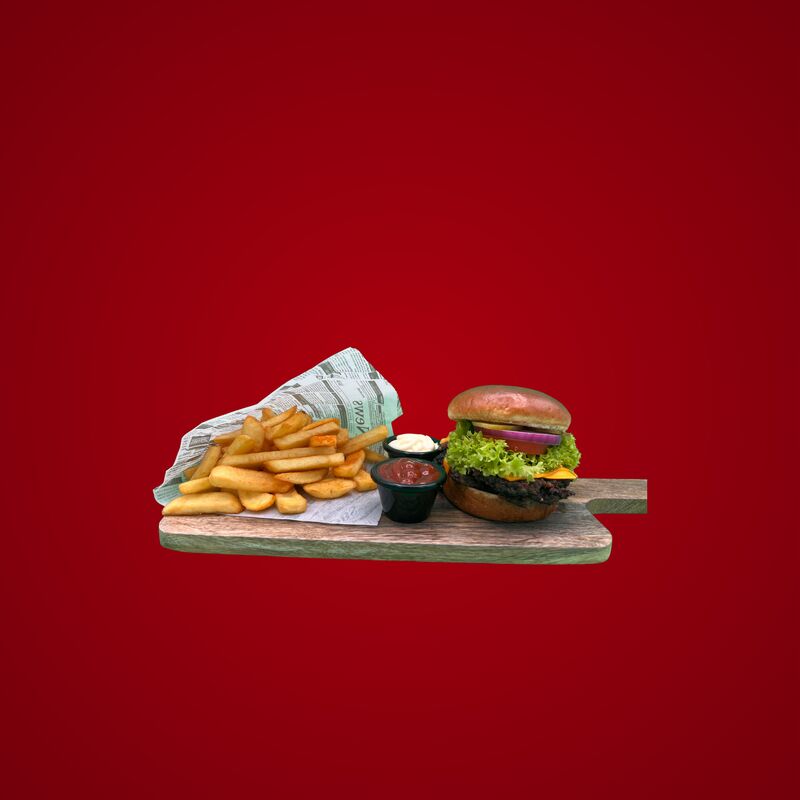 Double Cheeseburger Menü