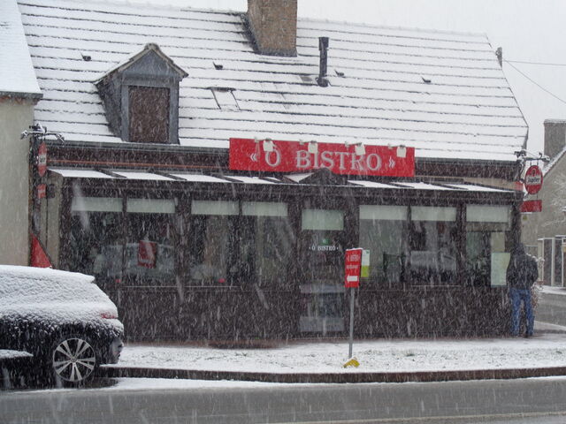 Retrouver le côté chaleureux d'O BISTRO même sous la neige