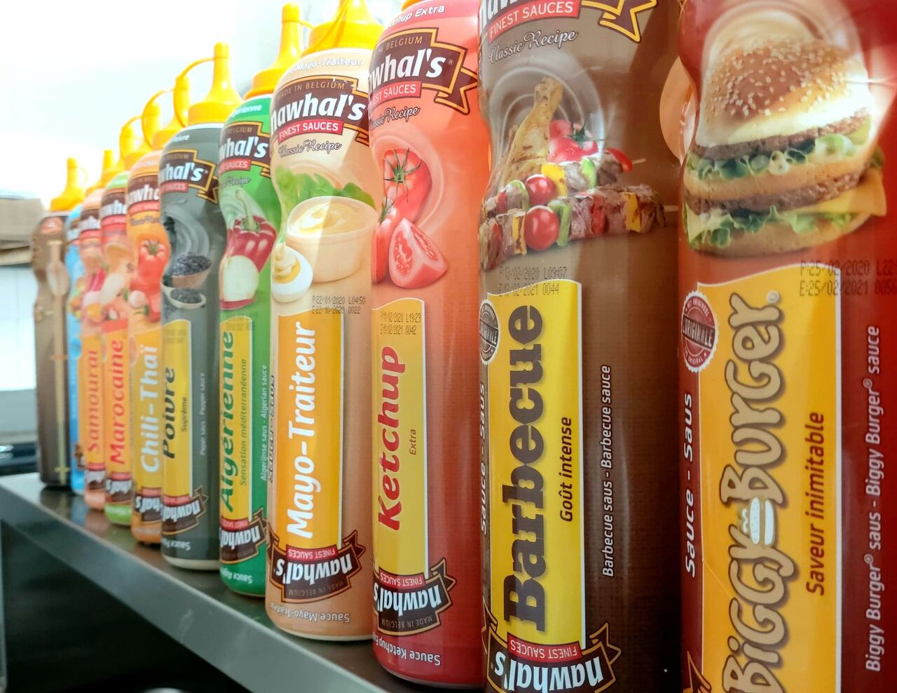 Large gamme de sauces marque Nawhal's