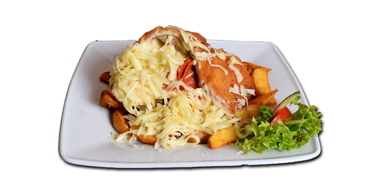 Athéni töltött rántott sertéskaraj