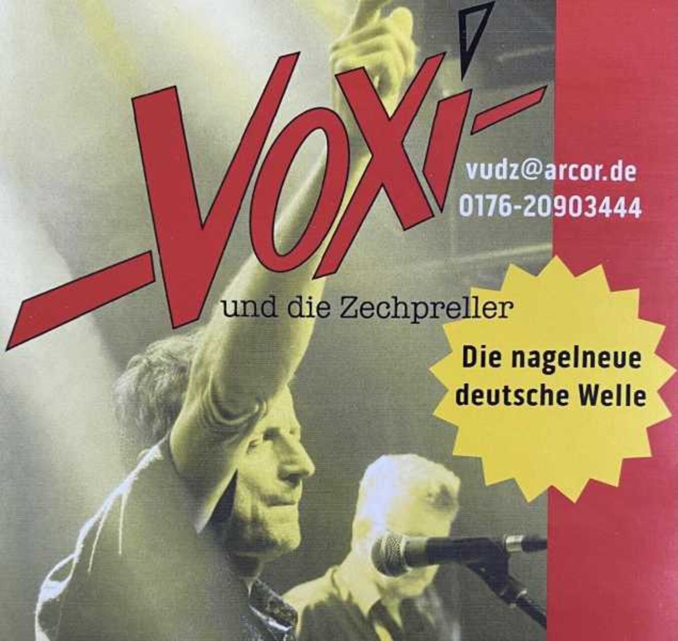 Voxi und die Zechpreller live im Brandner "Die nagelneue deutsche Welle"