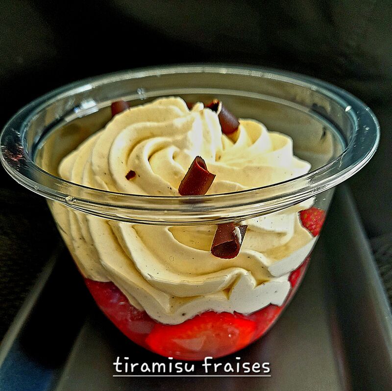 Tiramisu fraises