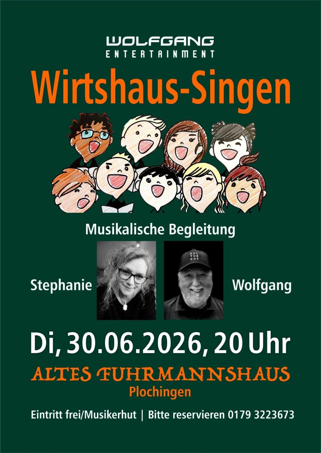 30.06.26, Dienstag: Wirtshaus-Singen ab 20 Uhr