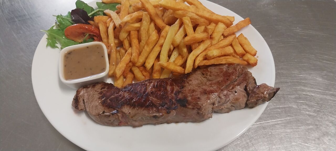 Faux Filet frites, sauce au choix